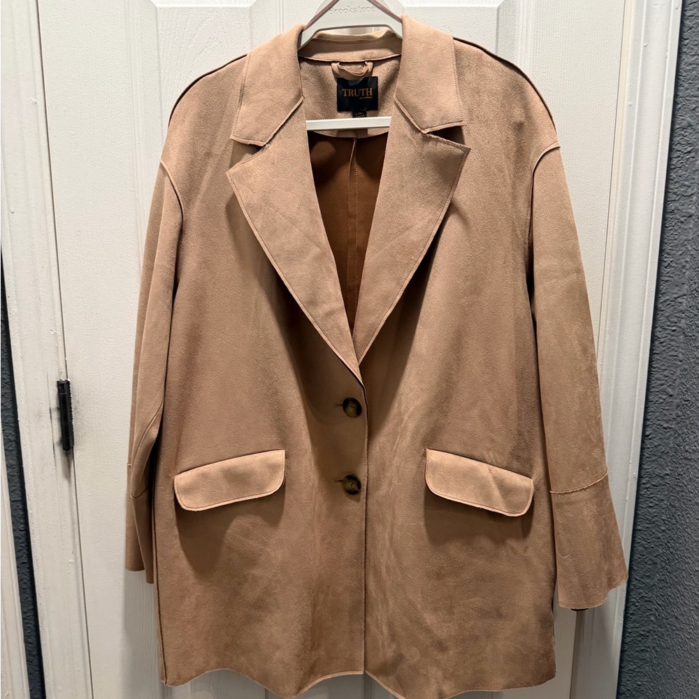 Truth why republic blazer Office wear casual, blazer Elegant Tan Blazer